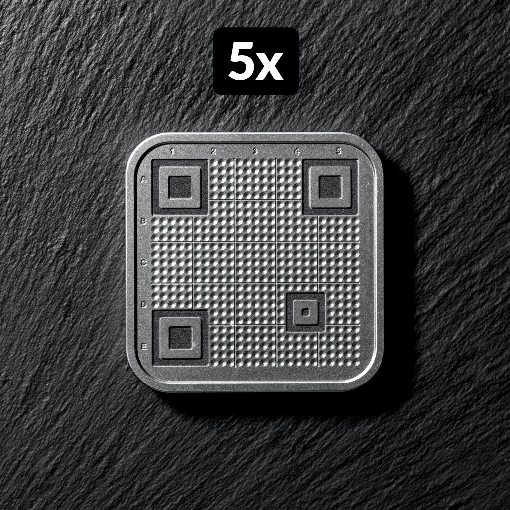 Pack of 5: ColdQR 25x25